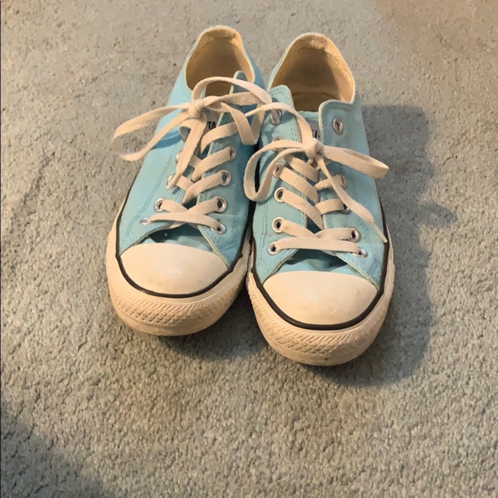 Light blue converse